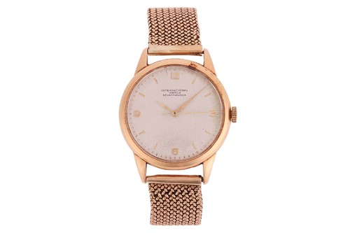 Lot IWC Schaffhausen ‘18K’ Wrist Watch Reference:...