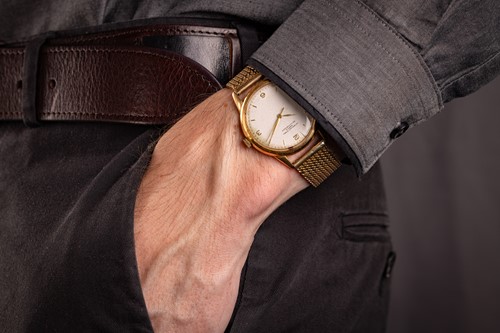 Lot 356 - IWC Schaffhausen ‘18K’ Wrist Watch Reference:...