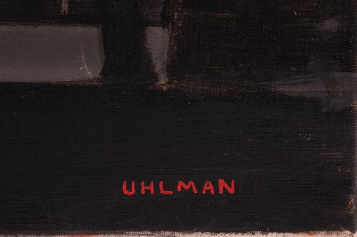 Lot 74 - Fred Uhlman (British 1901-1985) Red Sunset...