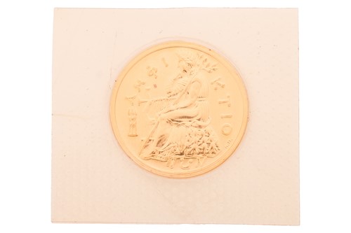 Lot 131 - A Greek ten-thousand proof drachma gold coin,...