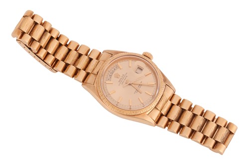 Lot 367 - Rolex 18ct Gold Day-Date Wrist Watch Reference:...