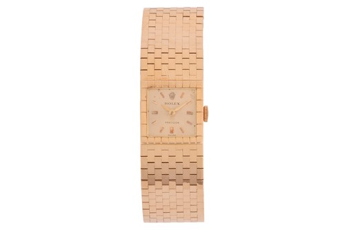 Lot Rolex – An ‘18K’ Precision Dress Watch;...