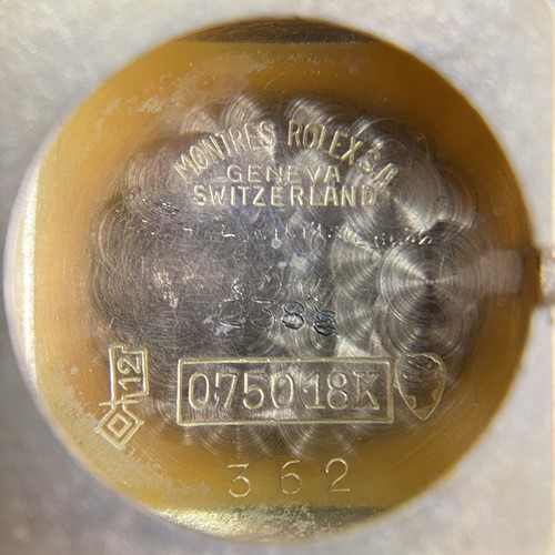 Lot 365 - Rolex – An ‘18K’ Precision Dress Watch;...