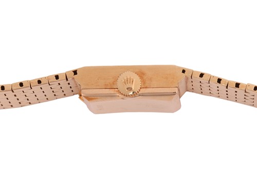 Lot 365 - Rolex – An ‘18K’ Precision Dress Watch;...