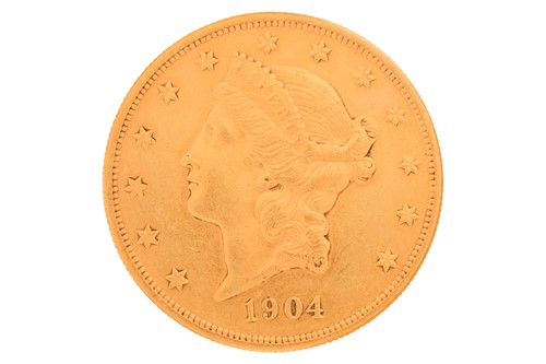 Lot 158 - A United States 1904 "Liberty Head" gold...
