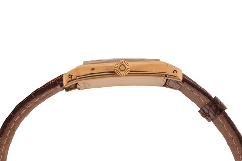 Lot 361 - Patek Philippe Gentleman’s Rectangular Wrist...