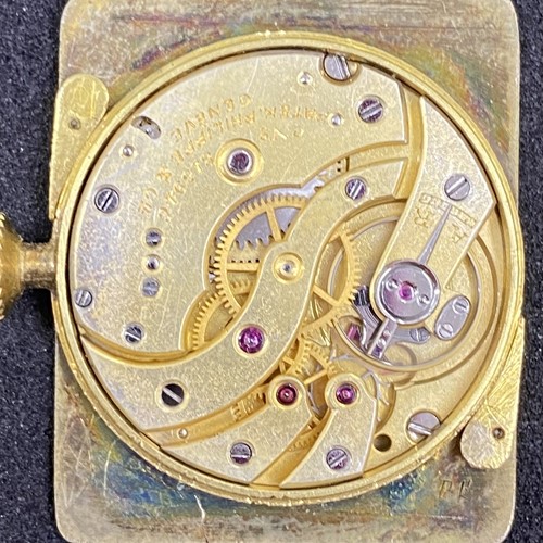 Lot 361 - Patek Philippe Gentleman’s Rectangular Wrist...