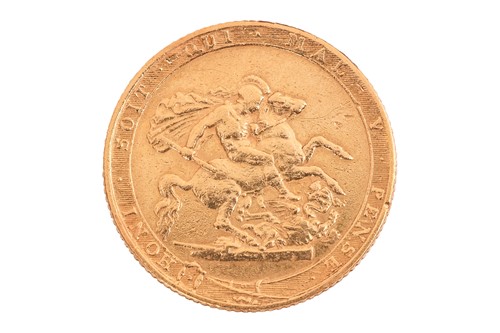 Lot 130 - A George III 1820 full sovereign, second...