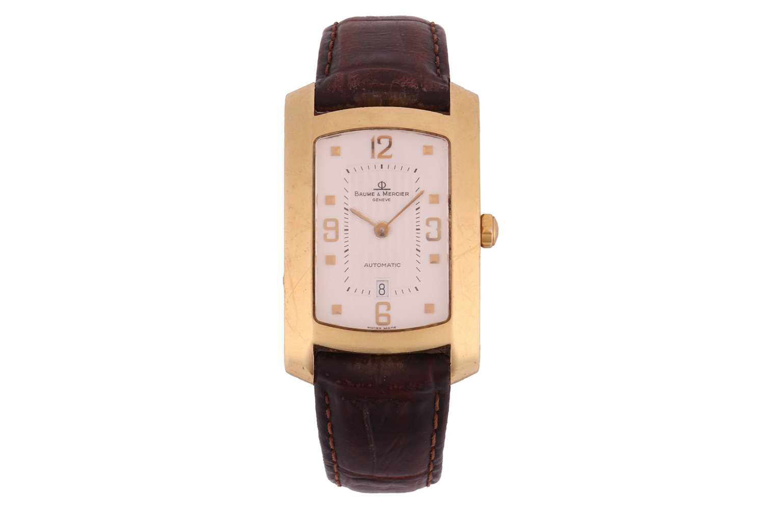 Lot Baume & Mercier 18ct Gold Hampton Wrist Watch...