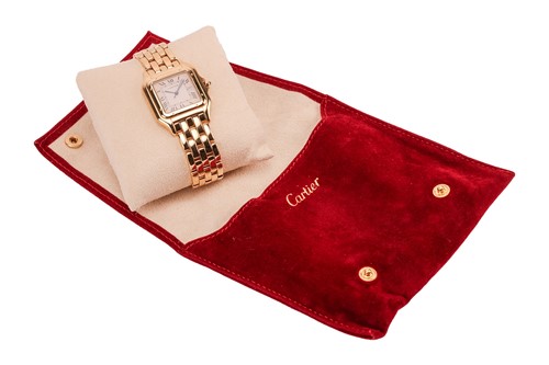 Lot 407 - Cartier ‘18K’ Panthère Wristwatch, Medium...