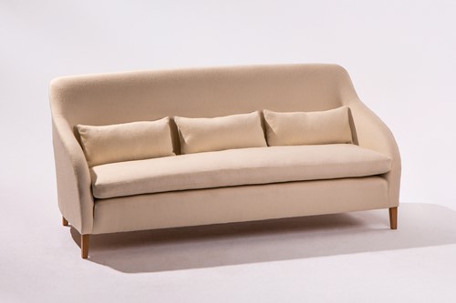 Lot A Lyndal Sofa, 3-seat, upholstered in Holland...