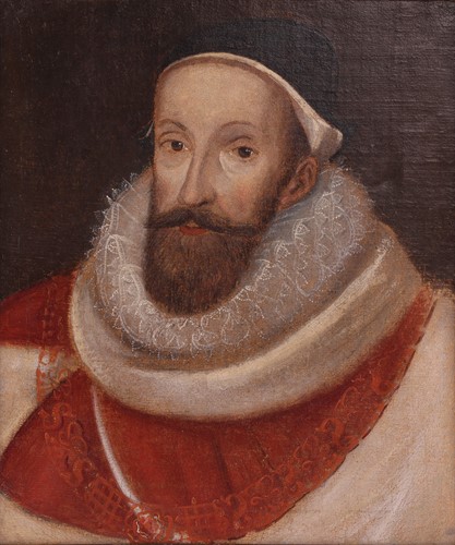Lot 1 - English School, 17th century Portrait of a...