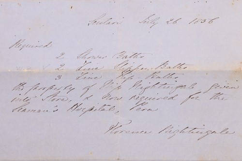 Lot Florence Nightingale (1820-1910), English...