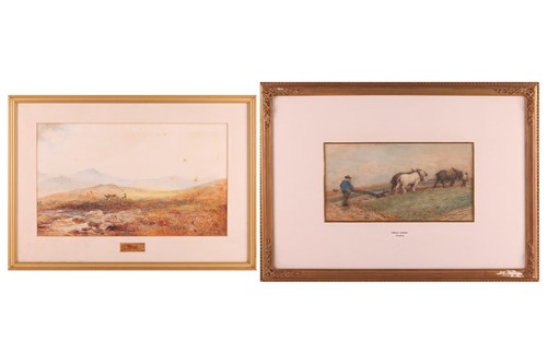 Lot 64 - Oswald Garside (British 1879-1942) Ploughing...