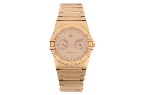 Lot 371 - Omega 18ct Gold Constellation Day-Date...