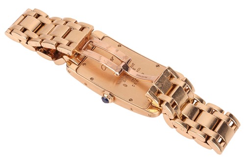 Lot 368 - Cartier 18ct Yellow Gold Tank Americaine...