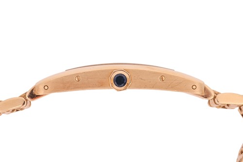 Lot 368 - Cartier 18ct Yellow Gold Tank Americaine...