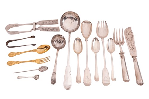 Lot 406 - A collection of Silver and White metal...