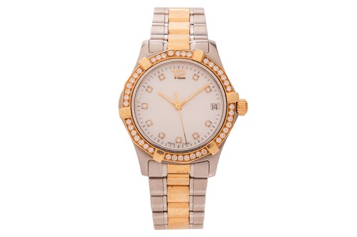 Lot 342 - TAG Heuer Lady’s Bi-Colour Diamond-set...