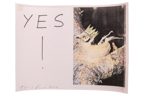 Lot 77 - Tracey Emin (British b.1963) 'Yes!' (2012)...