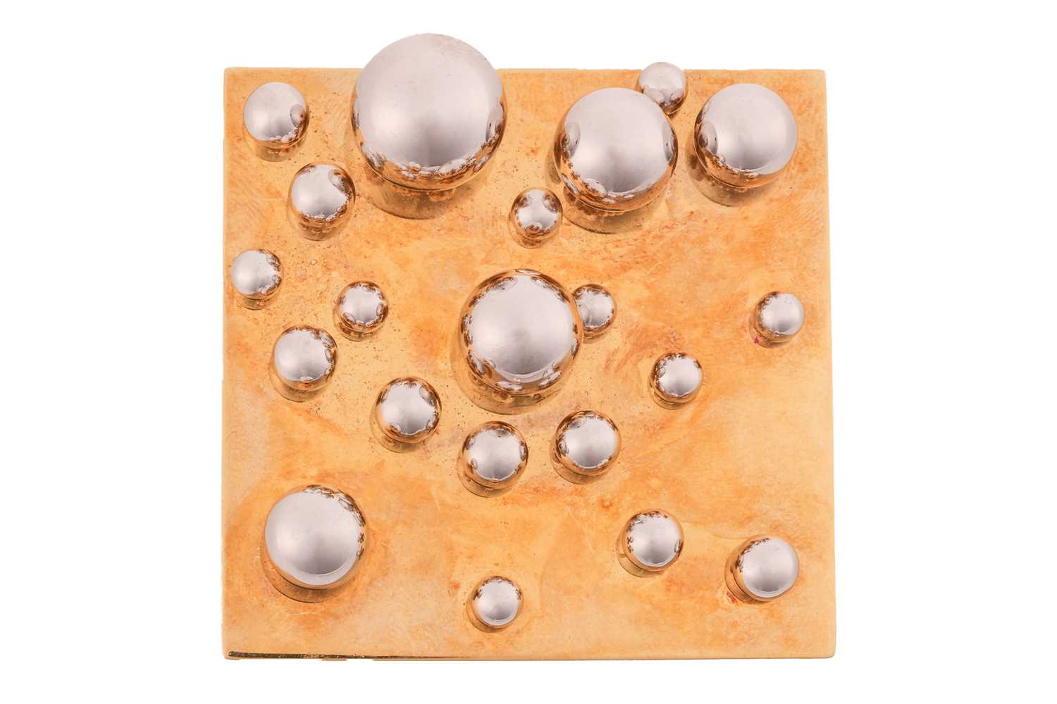 Lot 303 - Pol Bury - a two-toned kinetic sculpture...