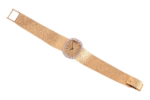 Lot 366 - Patek Philippe An 18ct Gold Diamond-set Dress...