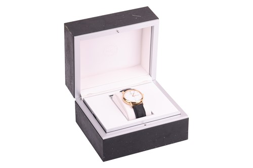 Lot 350 - IWC Schaffhausen 18ct Gold Portofino Wrist...
