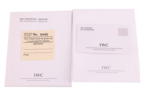 Lot 350 - IWC Schaffhausen 18ct Gold Portofino Wrist...