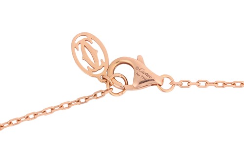 Lot 279 - Cartier - a 'Juste un Clou' pendant on chain,...