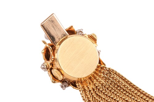 Lot 353 - Bueche Girod – An 18ct gold gem-set concealed...