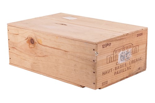 Lot 102 - Chateau Haut Bages-Liberal Pauillac, 2006, 12...