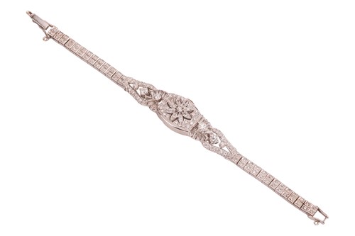 Lot 408 - Hamilton – A diamond-set concealed cocktail...