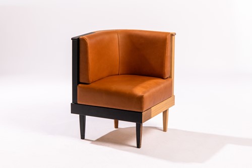 Lot A prototype corner chair, made by Benchmark,...