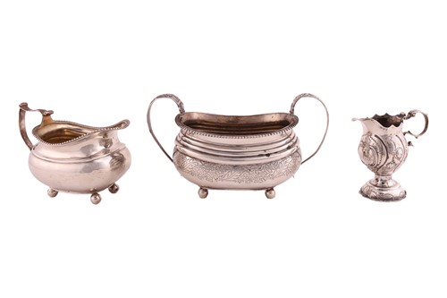 Lot 453 - A George III silver two-handled sugar bowl of...
