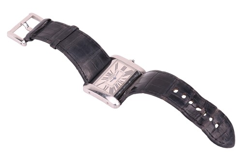 Lot Cartier Tank Divan Wrist Watch Reference: 2600...