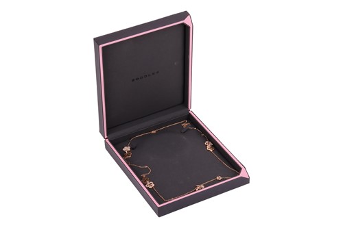 Lot Boodles - a diamond-set "Blossom" opera-length...
