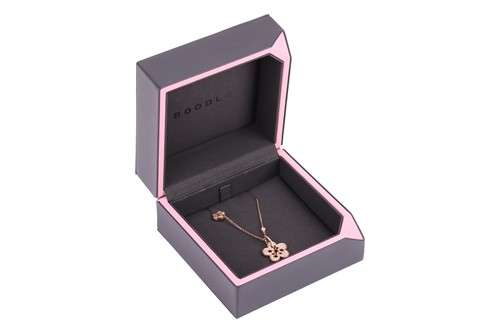 Lot Boodles - a diamond-set "Blossom" pendant on...