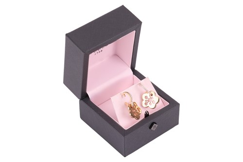 Lot Boodles - a pair of "Blossom" drop earrings in...