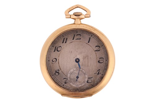 Lot 413 - An 18ct gold open-face Audemars and Cie 1920s...
