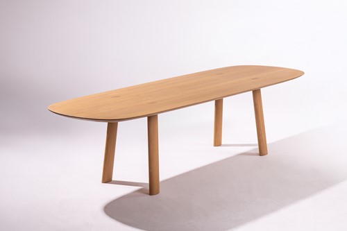 Lot A large OVO light oak dining (or boardroom)...