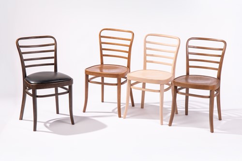 Lot 75 - Four Thonet style chairs, for Benchmark...