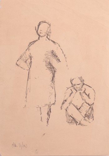 Lot 38 - Euan Uglow (British 1932-2000) Study of a Nude...