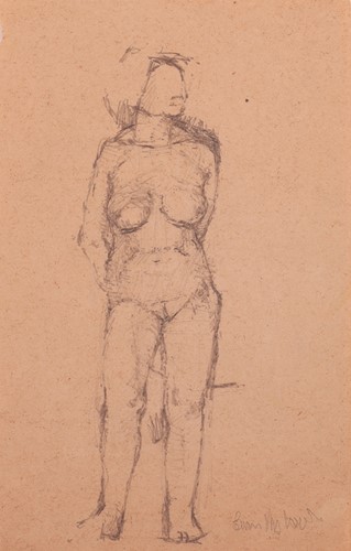 Lot 38 - Euan Uglow (British 1932-2000) Study of a Nude...