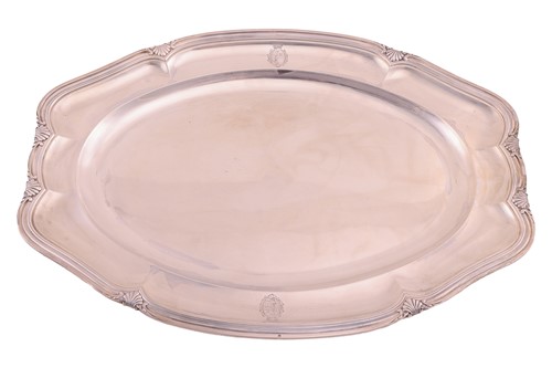 Lot 484 - An early 20th-century, French silver lozenge...