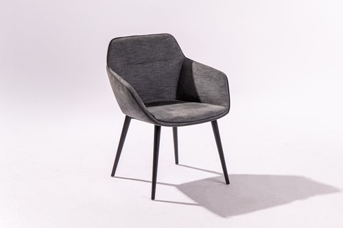 Lot A Brunner 'Ray' single chair, grey upholstery...
