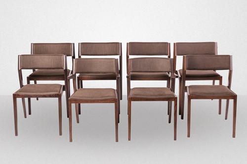 Lot 84 - A set of eight 'Burberry' dining chairs, made...