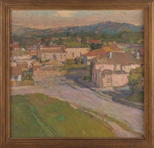 Lot 20 - Isabel Hunter (American 1865-1941) 'The Road...