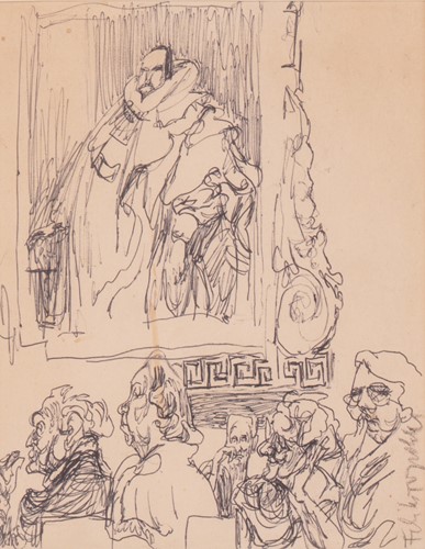 Lot 69 - Feliks Toploski (Polish 1907-1989) A Private...