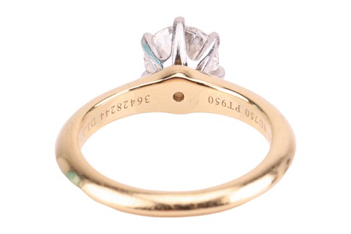 Lot 199 - Tiffany & Co. - a diamond solitaire ring, with...