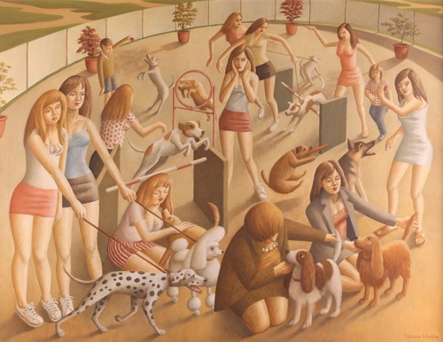 Lot 48 - Grahame Wheatley (British b.1943) The Dog Show...